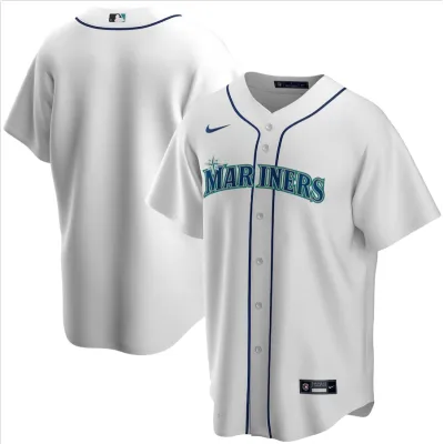 Seattle Mariners Nike Youth Home Replica Player Jersey - White 01