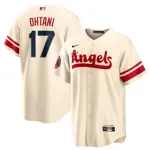 Shohei Ohtani Los Angeles Angels Nike City Connect Replica Player Jersey - Cream