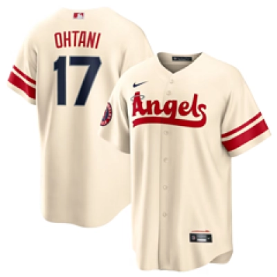 Shohei Ohtani Los Angeles Angels Nike City Connect Replica Player Jersey - Cream 01