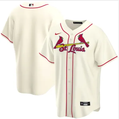 St. Louis Cardinals Nike Alternate Official Replica Player Jersey - Cream 01