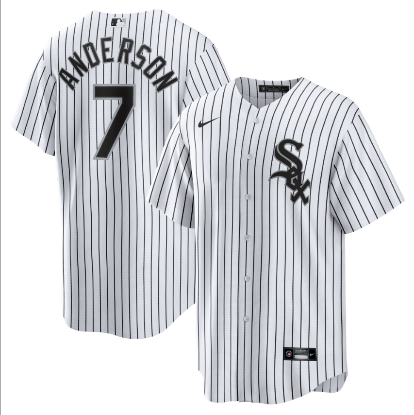 Tim Anderson Chicago White Sox Nike Home Replica Team Jersey - White