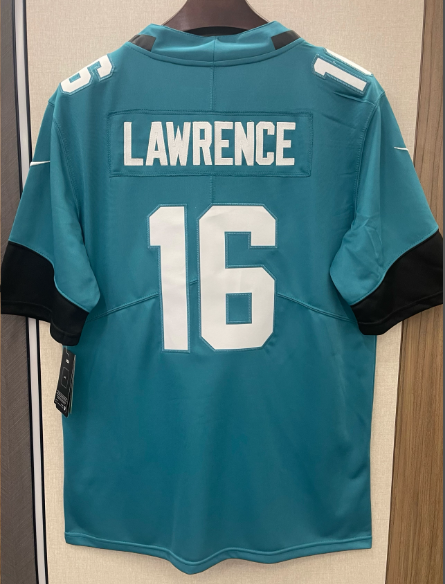 Trevor Lawrence Jacksonville Jaguars Nike Home Game Jersey - Teal