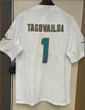 Tua Tagovailoa Miami Dolphins Nike Youth Game Jersey - Aqua