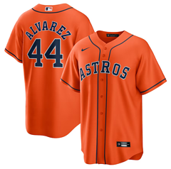 Yordan Alvarez Houston Astros Nike Alternate Replica Player Jersey - Orange