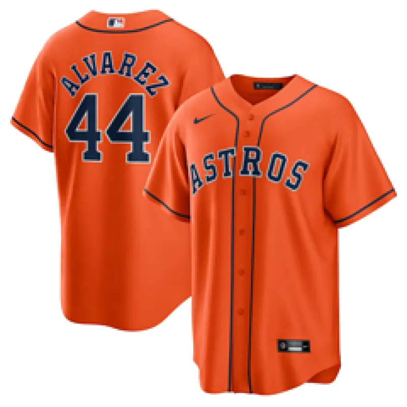 Yordan Alvarez Houston Astros Nike Alternate Replica Player Jersey - Orange
