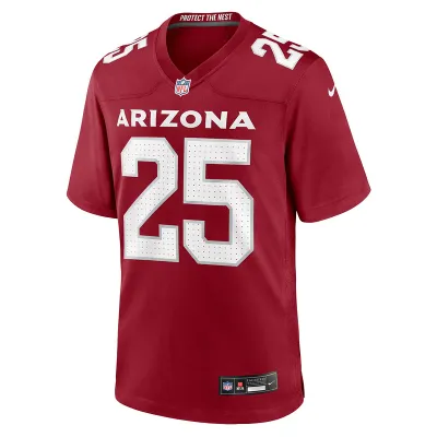Men's Arizona Cardinals Zaven Collins Nike Cardinal Home Game Jersey 01