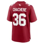 Men's Arizona Cardinals Andre Chachere Nike Cardinal Team Game Jersey