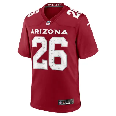 Men's Arizona Cardinals Bobby Price Nike Cardinal Team Game Jersey 01