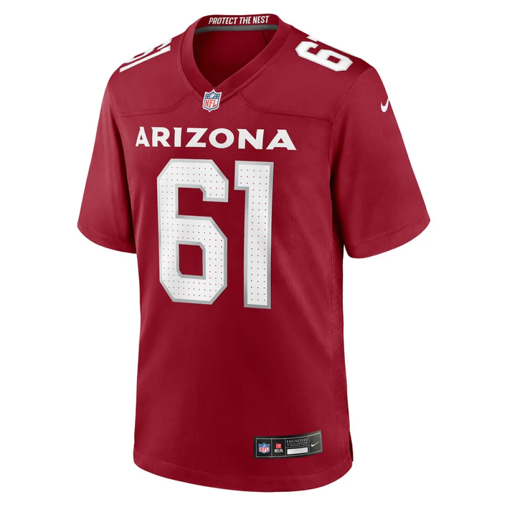 Men's Arizona Cardinals Carter O'Donnell Nike Cardinal Team Game Jersey