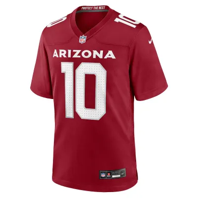 Men's Arizona Cardinals DeAndre Hopkins Nike Cardinal Game Player Jersey 01