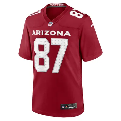 Men's Arizona Cardinals Geoff Swaim Nike Cardinal Team Game Jersey 01