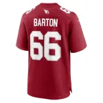 Men's Arizona Cardinals Jackson Barton Nike Cardinal Team Game Jersey