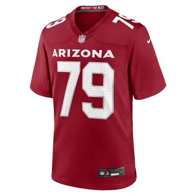 Men's Arizona Cardinals Jacob Slade Nike Cardinal Game Jersey 01