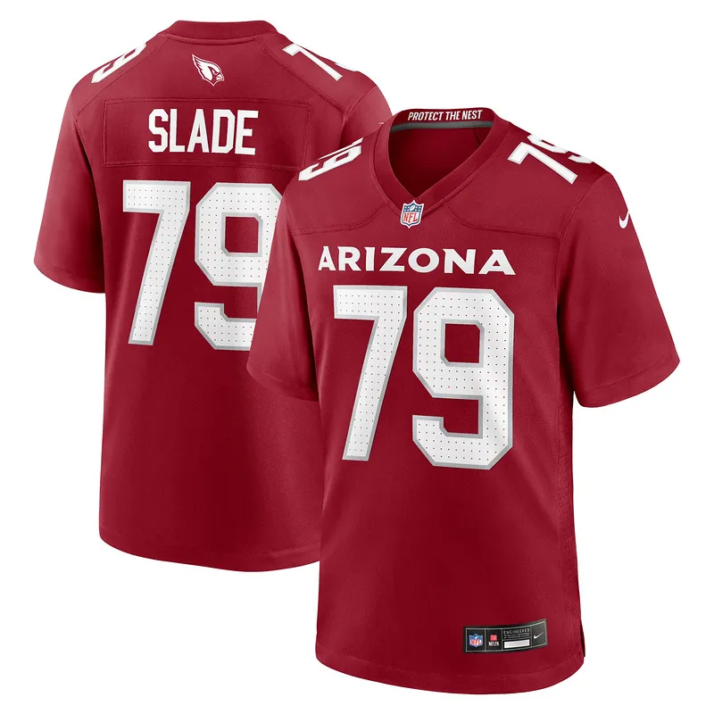 Men's Arizona Cardinals Jacob Slade Nike Cardinal Game Jersey