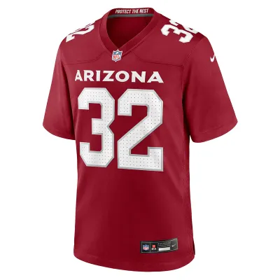 Men's Arizona Cardinals Joey Blount Nike Cardinal Game Jersey 01