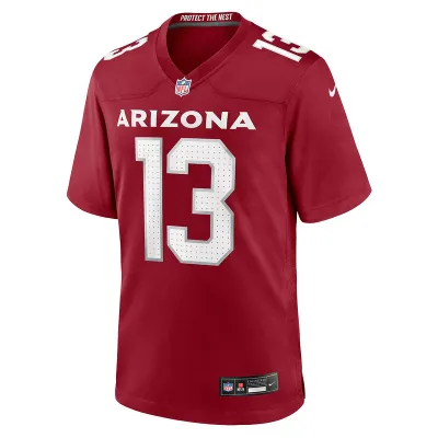 Men's Arizona Cardinals Kei'Trel Clark Nike Cardinal Game Jersey 01