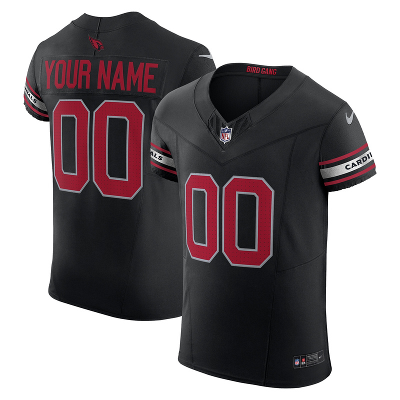 Men's Arizona Cardinals Nike Black Vapor F.U.S.E. Elite Custom Jersey