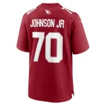 Arizona Cardinals Paris Johnson Jr. Nike Cardinal 2023 NFL Draft First Round Pick Game Jersey