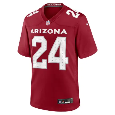 Men's Arizona Cardinals Rashad Fenton Nike Cardinal Game Player Jersey 01