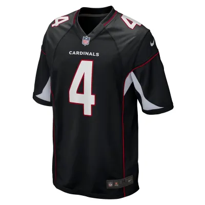 Men's Arizona Cardinals Rondale Moore Nike Black Game Jersey 01