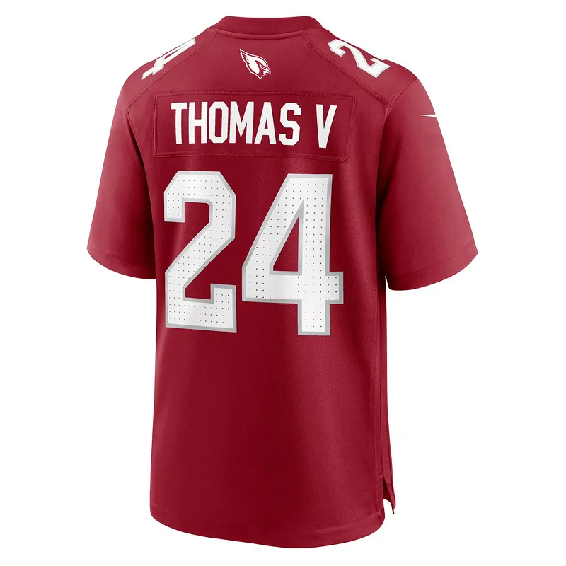 Men's Arizona Cardinals Starling Thomas V Nike Cardinal Team Game Jersey