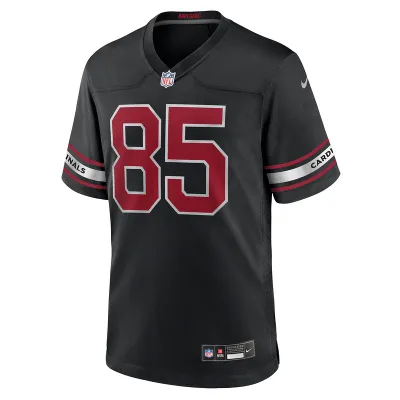 Men's Arizona Cardinals Trey McBride Nike Black Alternate Game Jersey 01