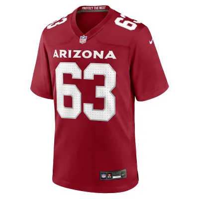 Men's Arizona Cardinals Trystan Colon Nike Cardinal Team Game Jersey 01