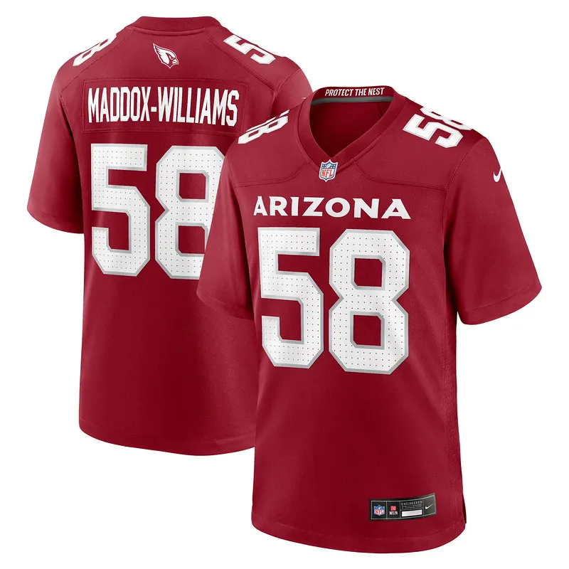 Men's Arizona Cardinals Tyreek Maddox-Williams Nike Cardinal Game Jersey