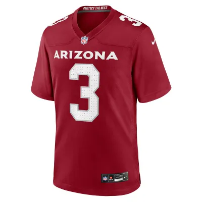 Men's Arizona Cardinals Budda Baker Nike Cardinal Game Player Jersey 01