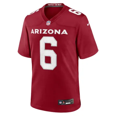Men's Arizona Cardinals James Conner Nike Cardinal Home Game Jersey 01