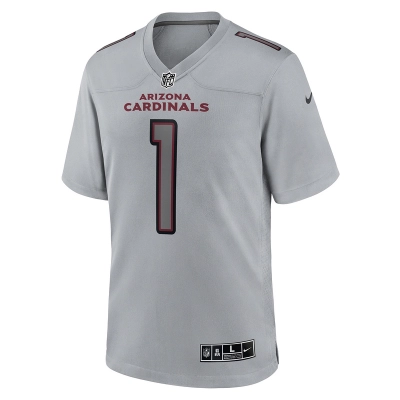 Men's Arizona Cardinals Kyler Murray Nike Gray Atmosphere Fashion Game Jersey 01