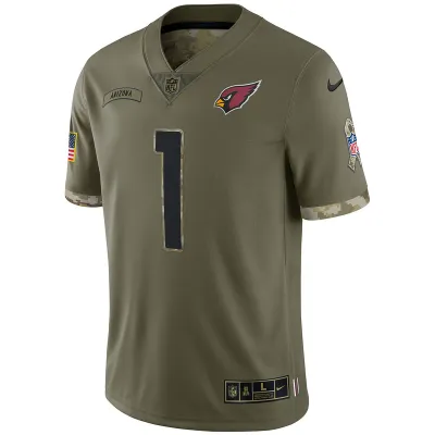 Men's Arizona Cardinals Nike Olive 2022 Salute To Service Limited Jersey 01