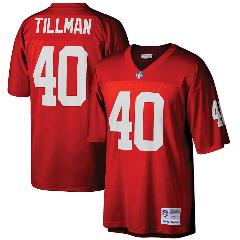 Pat Tillman Mitchell & Ness Cardinal Big & Tall 2000 Retired Player Replica Jersey