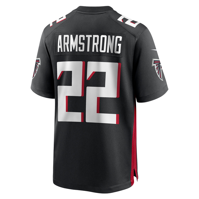 Men's Atlanta Falcons Cornell Armstrong Nike Black Team Game Jersey