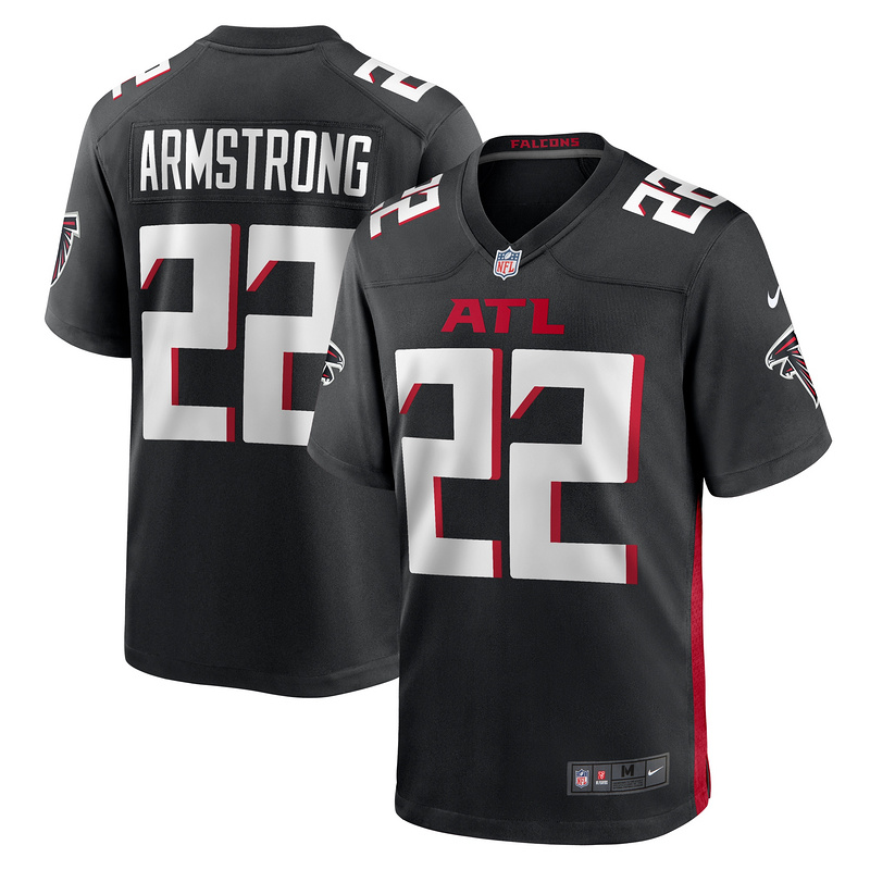 Men's Atlanta Falcons Cornell Armstrong Nike Black Team Game Jersey