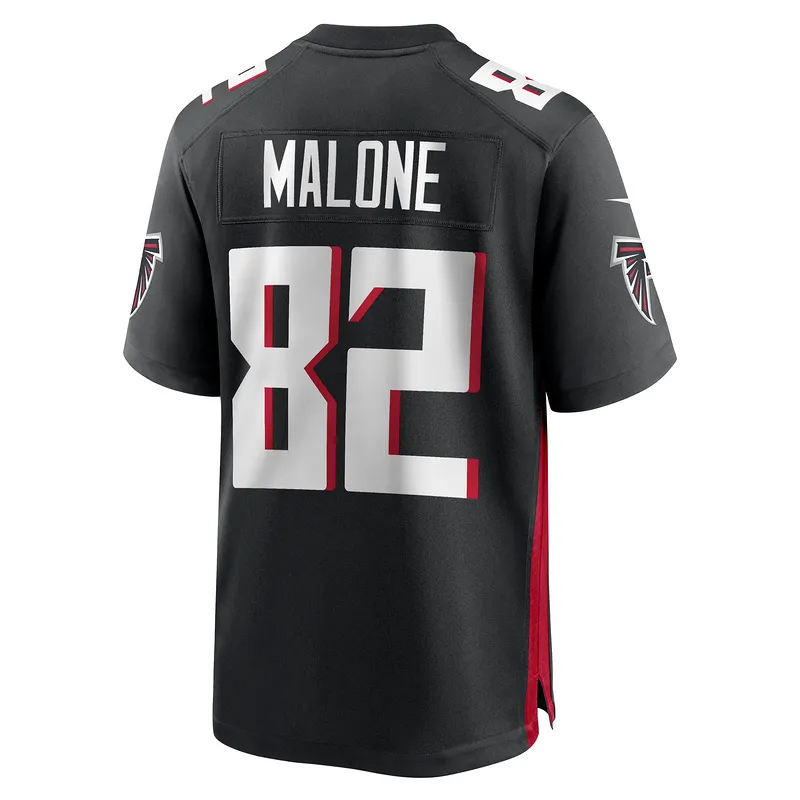 Men's Atlanta Falcons Xavier Malone Nike Black Game Jersey