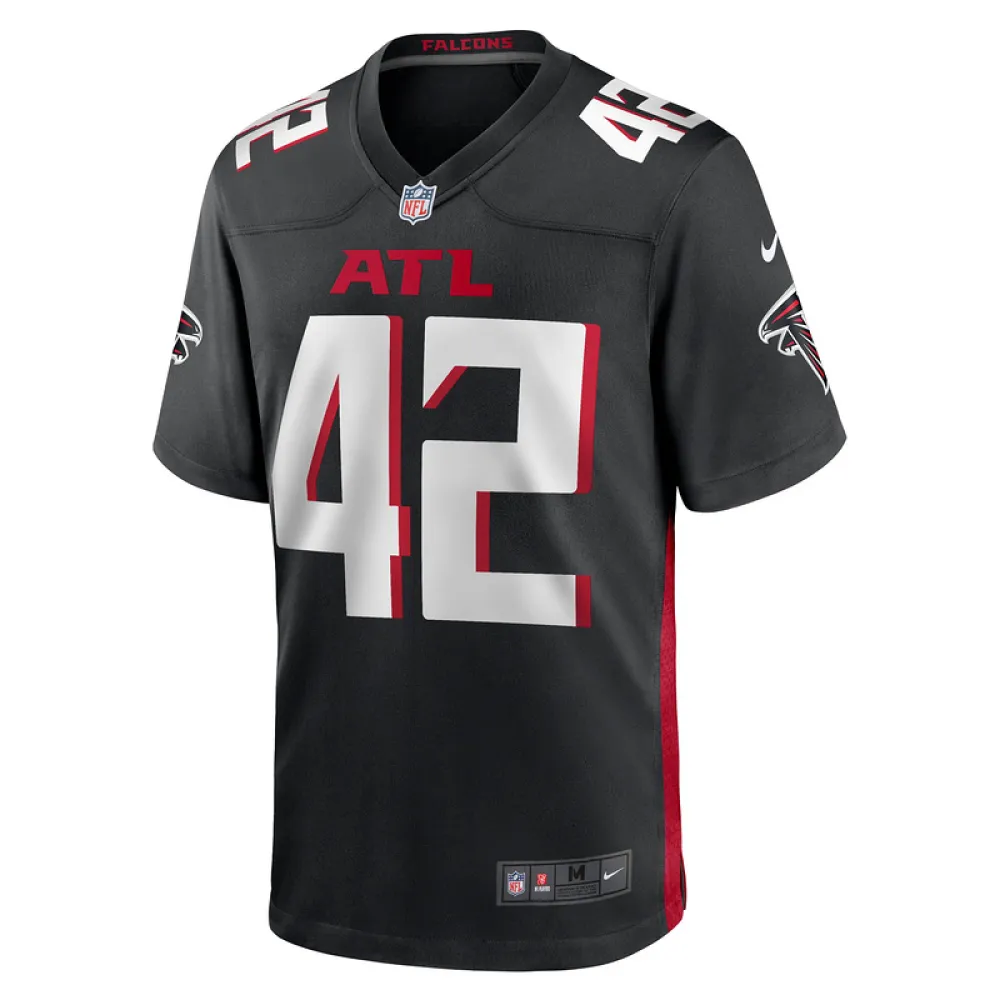 Men's Atlanta Falcons Godwin Igwebuike Nike Black Game Jersey