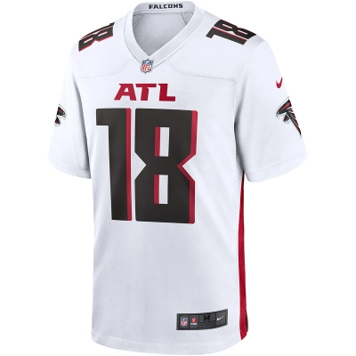 Men's Atlanta Falcons Calvin Ridley Nike White Game Jersey 01