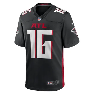 Men's Atlanta Falcons Scotty Miller Nike Black Game Player Jersey 01