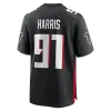 Men's Atlanta Falcons Demone Harris Nike Black Game Jersey