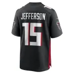 Men's Atlanta Falcons Van Jefferson Nike Black Game Jersey