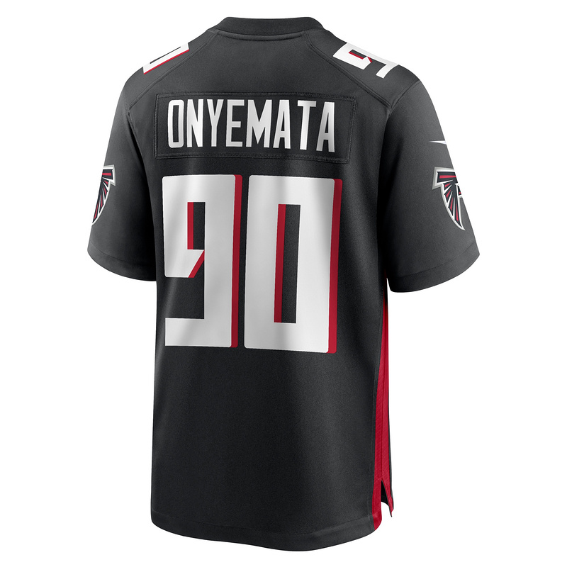 Men's Atlanta Falcons David Onyemata Nike Black Game Player Jersey