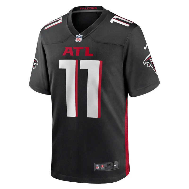 Men's Atlanta Falcons Logan Woodside Nike Black Team Game Jersey
