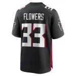 Men's Atlanta Falcons Tre Flowers Nike Black Team Game Jersey