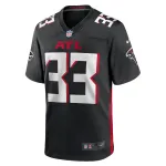 Men's Atlanta Falcons Tre Flowers Nike Black Team Game Jersey