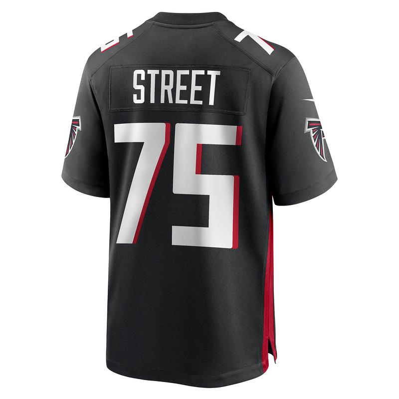 Men's Atlanta Falcons Kentavius Street Nike Black Game Jersey