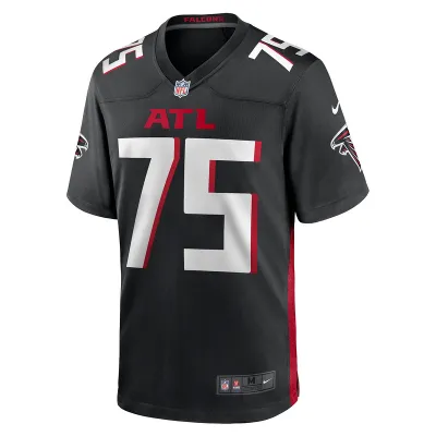 Men's Atlanta Falcons Kentavius Street Nike Black Game Jersey 01