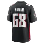 Men's Atlanta Falcons Kyle Hinton Nike Black Team Game Jersey