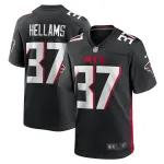 Men's Atlanta Falcons DeMarcco Hellams Nike Black Team Game Jersey
