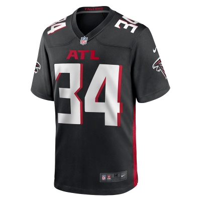 Men's Atlanta Falcons Clark Phillips III Nike Black Team Game Jersey 01